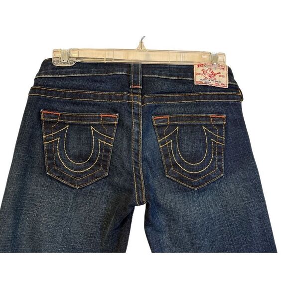 True Religion Jeans Sz. 26 Blue World Tour Johnny Jeans Straight Leg - Picture 4 of 9